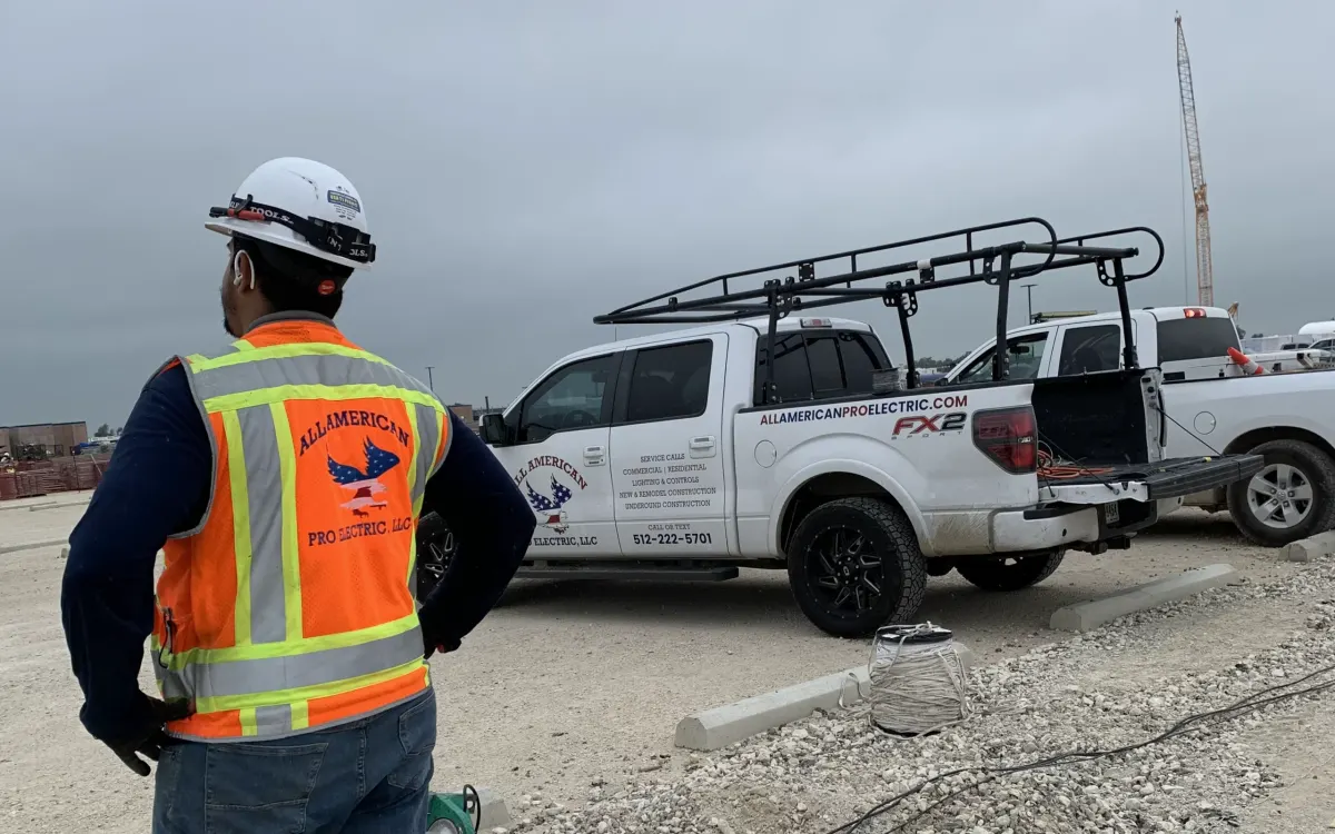 All American Pro Electric technician at work