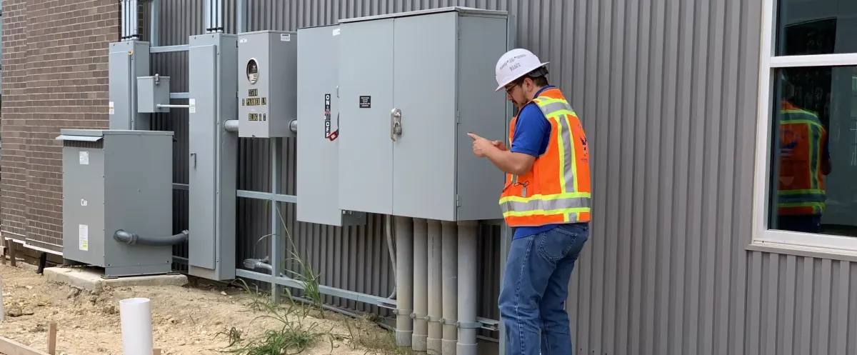All American Pro Electric crew on the job
